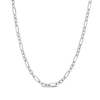 Thumbnail Image 0 of 3.0mm Figaro Chain Necklace in Sterling Silver - 20"