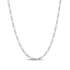 Thumbnail Image 1 of 2.2mm Figaro Chain Necklace in Sterling Silver - 24"
