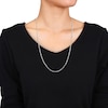 Thumbnail Image 2 of 2.2mm Figaro Chain Necklace in Sterling Silver - 24"