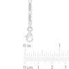 Thumbnail Image 4 of 2.2mm Figaro Chain Necklace in Sterling Silver - 20"