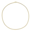 Thumbnail Image 3 of 2.0mm Herringbone Chain Necklace in Sterling Silver with Yellow Rhodium - 16"