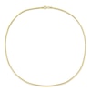 Thumbnail Image 3 of 2.0mm Herringbone Chain Necklace in Sterling Silver with Yellow Rhodium