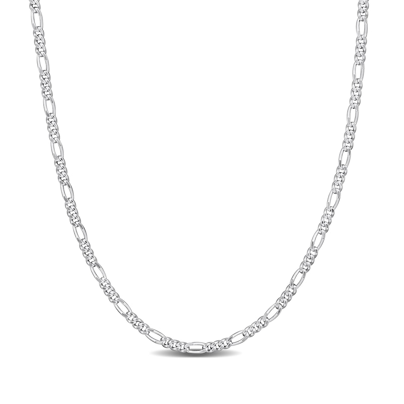 Main Image 1 of 2.2mm Figaro Chain Necklace in Sterling Silver