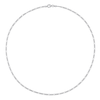 Thumbnail Image 2 of 2.2mm Figaro Chain Necklace in Sterling Silver