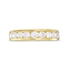 Thumbnail Image 3 of 1.00 CT. T.W. Certified Lab-Created Diamond Nine Stone Anniversary Band in 14K Gold (F/SI2)