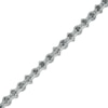 Thumbnail Image 1 of 0.96 CT. T.W. Black Diamond Line Bracelet in Sterling Silver – 7.25"
