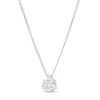 Thumbnail Image 1 of 0.30 CT. Certified Canadian Diamond Solitaire Pendant in 14K White Gold (I/I2)