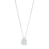 Thumbnail Image 1 of 0.50 CT. Certified Canadian Diamond Solitaire Pendant in 14K White Gold (I/I2)