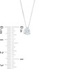 Thumbnail Image 4 of 0.50 CT. Certified Canadian Diamond Solitaire Pendant in 14K White Gold (I/I2)