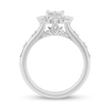 Thumbnail Image 2 of Enchanted Disney Elsa 0.58 CT. T.W. Quad Princess-Cut Diamond Frame Snowflake Engagement Ring in 14K White Gold