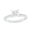 Thumbnail Image 0 of 0.69 CT. T.W. Princess-Cut Diamond Engagement Ring in 10K White Gold (I/I2)