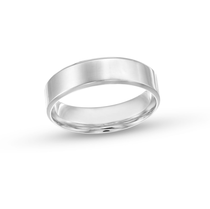 Men's 6.0mm Comfort Fit Wedding Band in Platinum|Peoples Jewellers