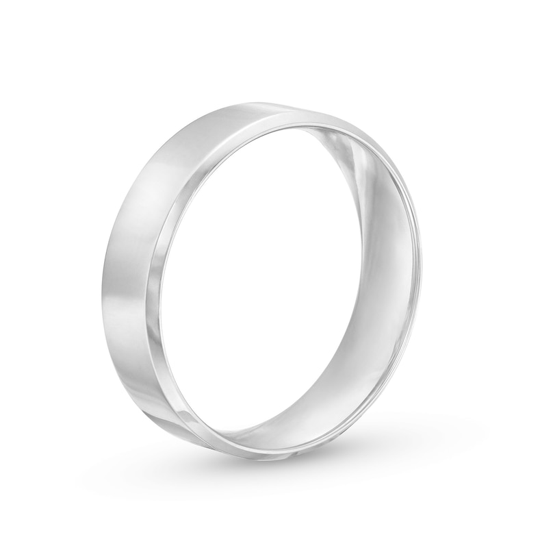 Men's 6.0mm Comfort Fit Wedding Band in Platinum|Peoples Jewellers