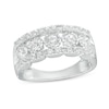 Thumbnail Image 0 of 1.00 CT. T.W. Diamond Triple Row Anniversary Band in 10K White Gold