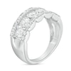 Thumbnail Image 2 of 1.00 CT. T.W. Diamond Triple Row Anniversary Band in 10K White Gold