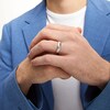 Thumbnail Image 2 of Men's 5.0mm Comfort Fit Wedding Band in Platinum
