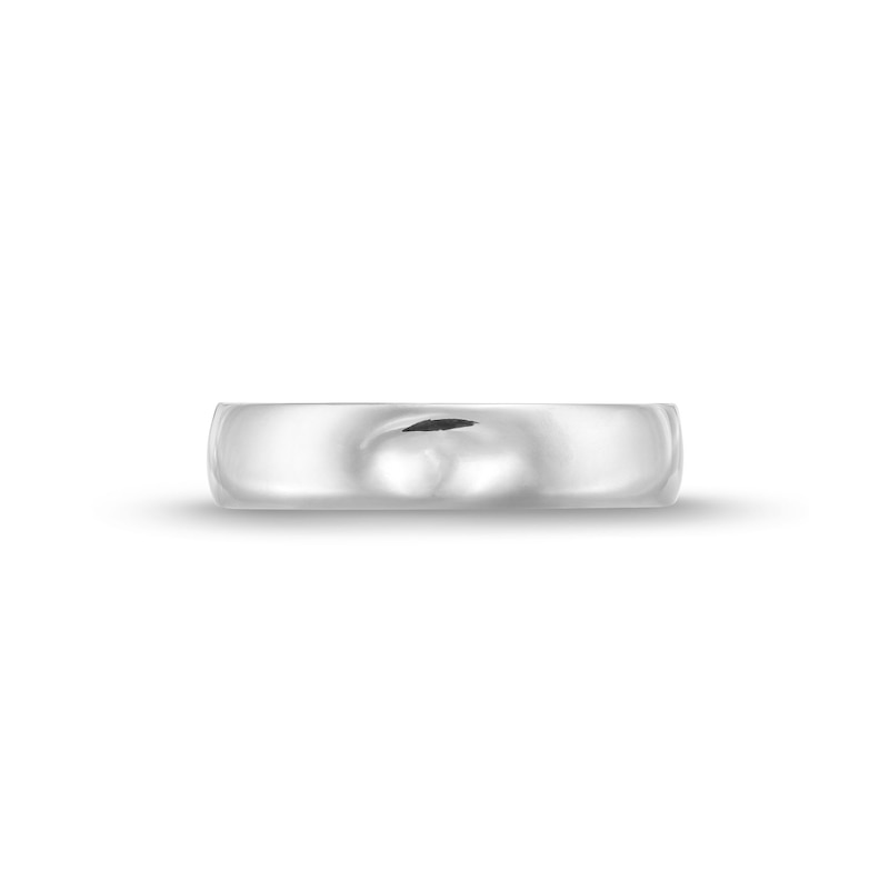 Main Image 4 of Men's 5.0mm Comfort Fit Wedding Band in Platinum