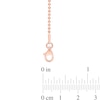 Thumbnail Image 4 of 1.5mm Bead Chain Necklace in Sterling Silver with Rose-Tone Flash Plate - 16"