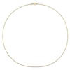 Thumbnail Image 3 of 1.5mm Bead Chain Necklace in Sterling Silver with Gold-Tone Flash Plate - 20"