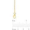 Thumbnail Image 4 of 1.5mm Bead Chain Necklace in Sterling Silver with Gold-Tone Flash Plate - 20"
