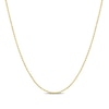 Thumbnail Image 0 of 1.0mm Bead Chain Necklace in Sterling Silver with Gold-Tone Flash Plate