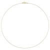 Thumbnail Image 2 of 1.0mm Bead Chain Necklace in Sterling Silver with Gold-Tone Flash Plate