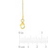 Thumbnail Image 4 of 1.0mm Bead Chain Necklace in Sterling Silver with Gold-Tone Flash Plate - 20"