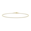 Thumbnail Image 1 of 1.0mm Bead Chain Bracelet in Sterling Silver with Gold-Tone Flash Plate - 9"