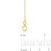 Thumbnail Image 3 of 1.0mm Bead Chain Bracelet in Sterling Silver with Gold-Tone Flash Plate - 9"