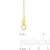 Thumbnail Image 3 of 1.0mm Bead Chain Bracelet in Sterling Silver with Gold-Tone Flash Plate - 7.5"