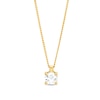 CT. Diamond Solitaire Pendant in 14K Gold (J/I3) – 19