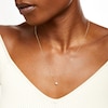 Thumbnail Image 2 of 0.20 CT. Diamond Solitaire Pendant in 14K Gold (J/I3) – 19"