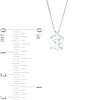 Thumbnail Image 3 of 1.00 CT. Certified Diamond Solitaire Pendant in 14K White Gold (J/I3) – 19"