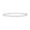 Thumbnail Image 0 of 1.50 CT. T.W. Certified Lab-Created Diamond Bangle in 14K White Gold (F/SI2) - 7.25"