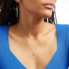 0.23 CT. T.W. Diamond Moon Pendant in Sterling Silver