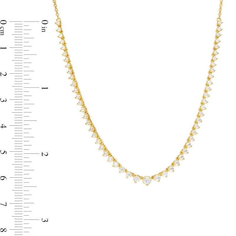 0.95 CT. T.W. Diamond Graduated Necklace in 10K Gold – 17"