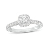 Thumbnail Image 0 of Monique Lhuillier Bliss 0.95 CT. T.W. Diamond Frame Vintage-Style Engagement Ring in 18K White Gold