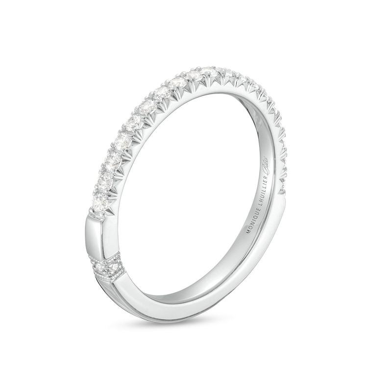 Monique Lhuillier Bliss 0.29 CT. T.W. Diamond Anniversary Band in 18K White Gold