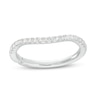 Thumbnail Image 0 of Monique Lhuillier Bliss 0.23 CT. T.W. Diamond Contour Anniversary Band in 18K White Gold