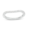 Thumbnail Image 1 of Monique Lhuillier Bliss 0.23 CT. T.W. Diamond Contour Anniversary Band in 18K White Gold