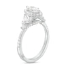 Thumbnail Image 2 of Monique Lhuillier Bliss 1.23 CT. T.W. Marquise Diamond Frame Floral-Sides Engagement Ring in 18K White Gold