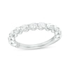 Thumbnail Image 0 of Monique Lhuillier Bliss 0.95 CT. T.W. Oval Diamond Anniversary Band in 18K White Gold