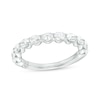Thumbnail Image 1 of Monique Lhuillier Bliss 0.95 CT. T.W. Oval Diamond Anniversary Band in 18K White Gold