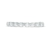 Thumbnail Image 3 of Monique Lhuillier Bliss 0.95 CT. T.W. Oval Diamond Anniversary Band in 18K White Gold