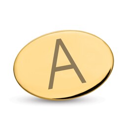 Men's Engravable Oval Tie Tack (1-3 Initials)