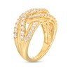 Thumbnail Image 2 of 1.00 CT. T.W. Certified Lab-Created Diamond Multi-Row Bypass Ring in 14K Gold (F/SI2)