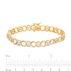 2.01 CT. T.W. Certified Lab-Created Diamond Alternating Circle Link Bracelet in 14K Gold (F/SI2)