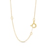 Thumbnail Image 3 of 0.33 CT. T.W. Certified Lab-Grown Diamond Cross Pendant in 14K Gold (F/SI2)