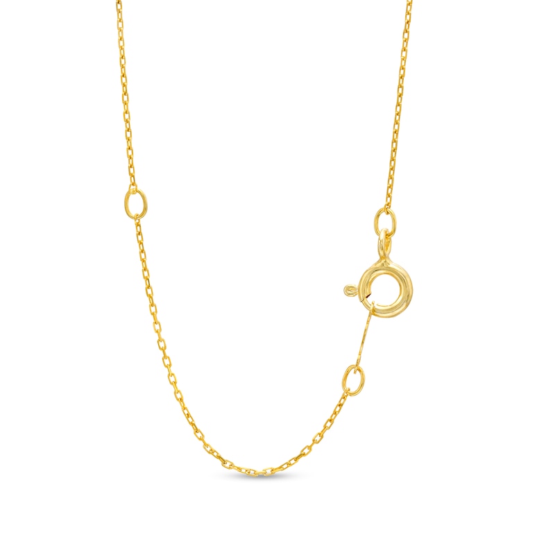 Main Image 3 of 0.33 CT. T.W. Certified Lab-Grown Diamond Cross Pendant in 14K Gold (F/SI2)
