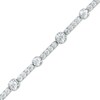 Thumbnail Image 0 of 4.00 CT. T.W. Certified Lab-Created Diamond Alternating Line Bracelet in 14K White Gold (F/SI2)